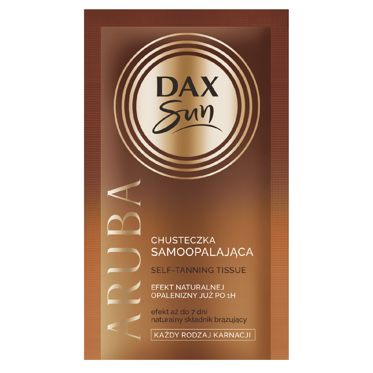 Dax Sun Self-Tanning Wipe For Face and Body ARUBA