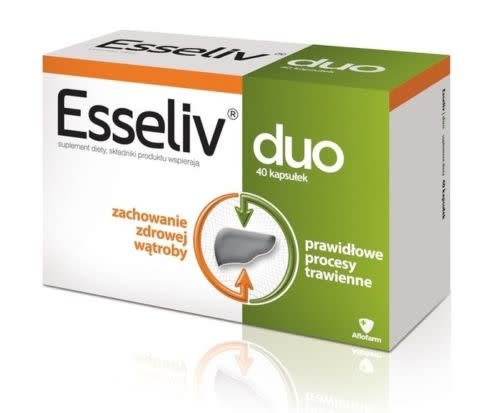 ESSELIV DUO- Zachowanie Zdrowej Watroby, Prawidlowe Procesy Trawienne 40 kaps