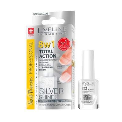EVELINE- 8w1 Total Action Silver Shine Intensive Nail Conditioner 12ml