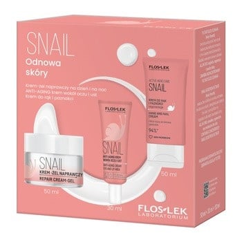 Zestaw SNAIL Odnowa Skóry -Krem dzien /Noc 50ml+Krem Pod Oczy 30ml+Krem Do Rak