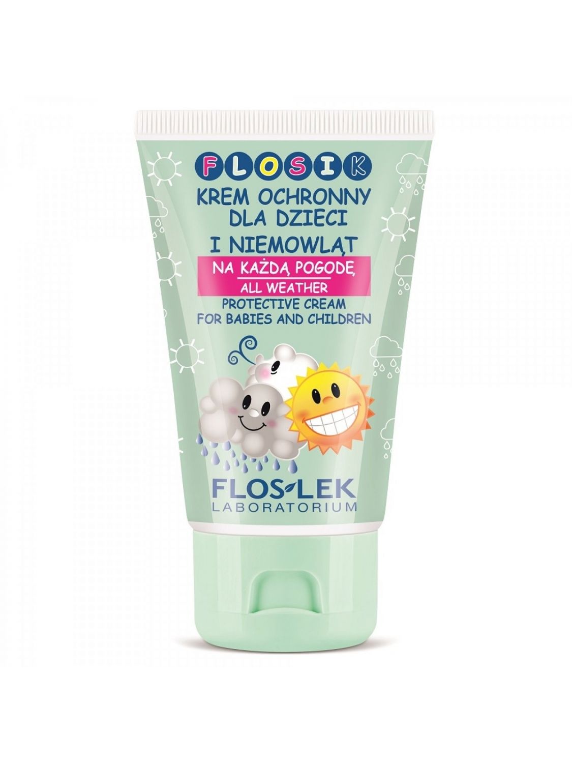 FLOSLEK - Krem Ochronny Dla Dzieci I Niemowlat Na Kazda Pogode 50 ml