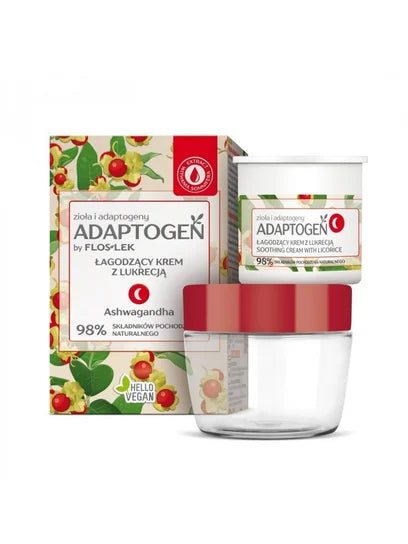 ADAPTOGEN Ziola I Adaptogeny lagodzacy Krem Z Lukrecji Na  Noc 50 ml - ECO ZESTAW