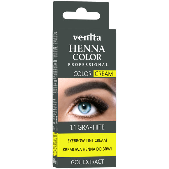 Cream Henna For Eyebrows 1.1 Graphite