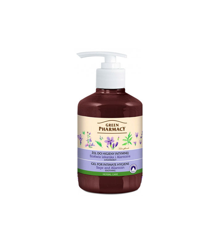Green Pharmacy Soothing Gel for Intimate Hygiene Sage and Allantoin 370ml