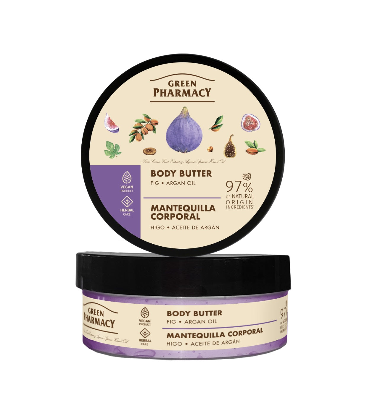 Green Pharmacy - Body butter Argan and Figs 200 ml