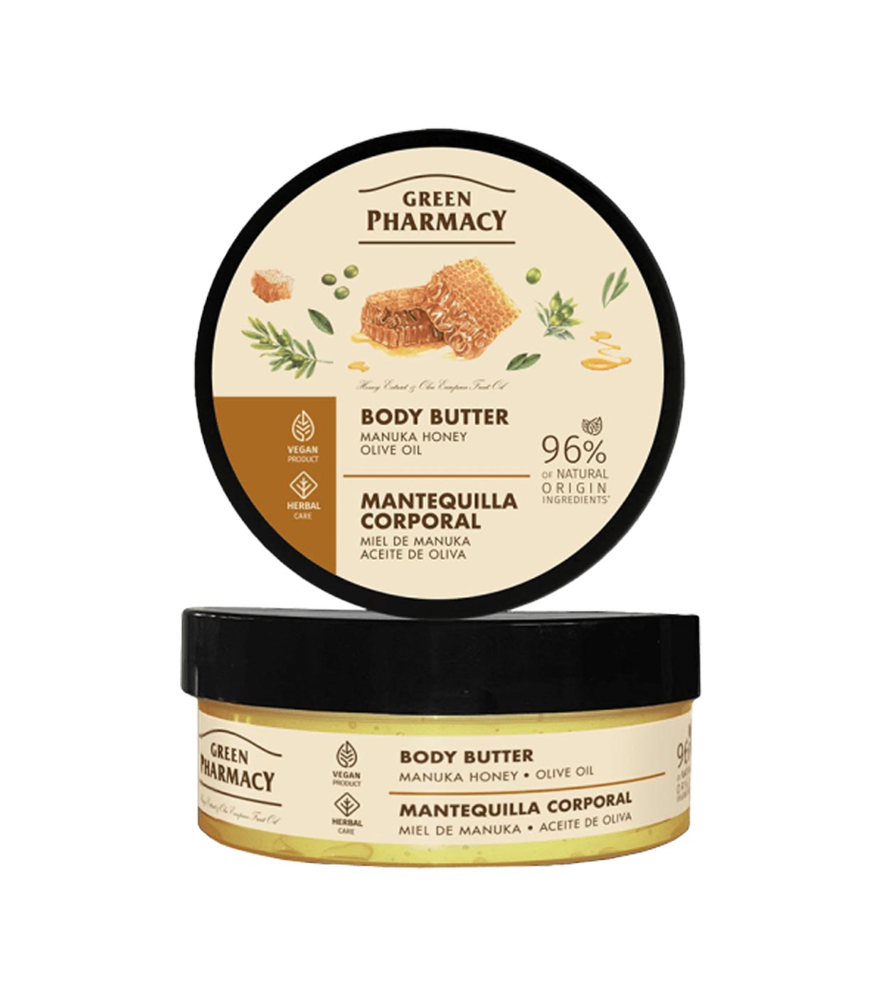 Green Pharmacy - Body Butter Manuka Honey and Olive Oil 200 ml