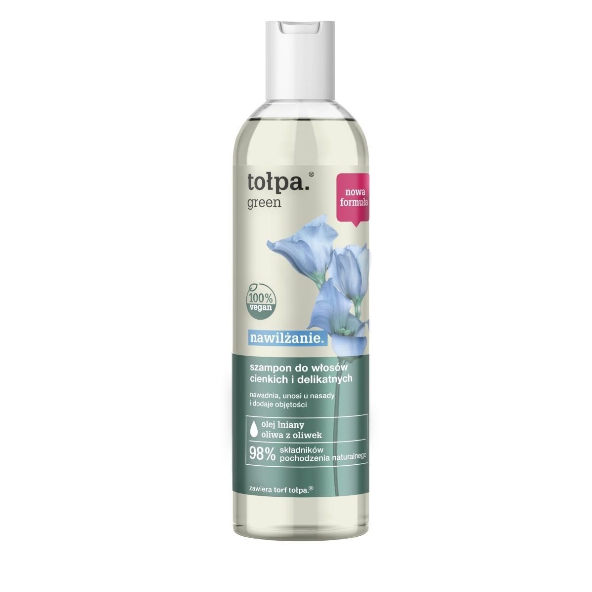 TOŁPA Green Moisturizing Shampoo For Thin And Delicate Hair 300ml