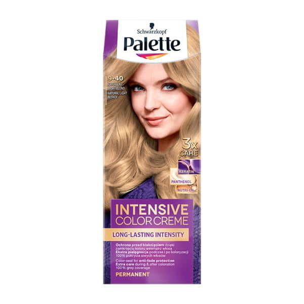 SCHWARZKOPF Palette Intensive Color Creme 9-40 Natural Light Blonde