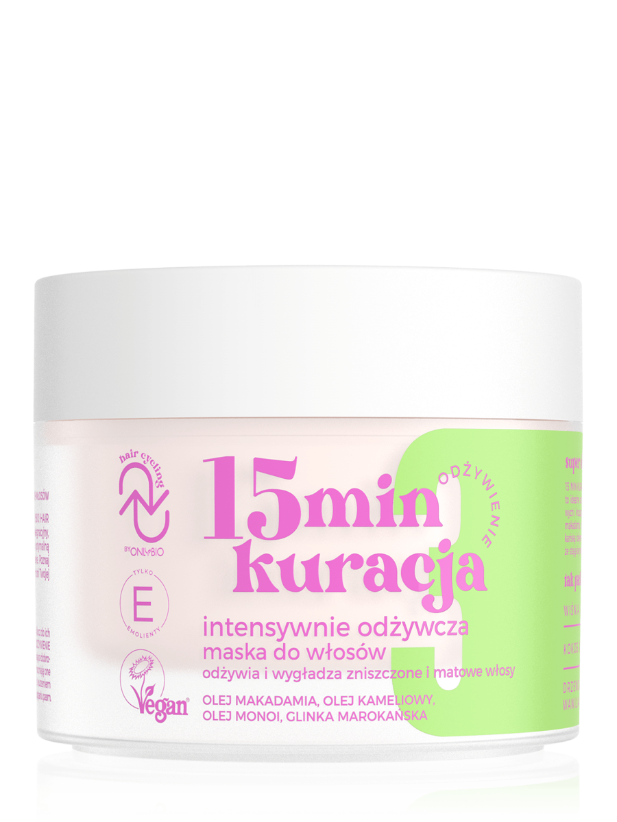 Hair Cycling By ONLYBIO Od?ywienie 15minutowa Kuracja Intensywnie Od?ywcza Maska Do W?osów 280m