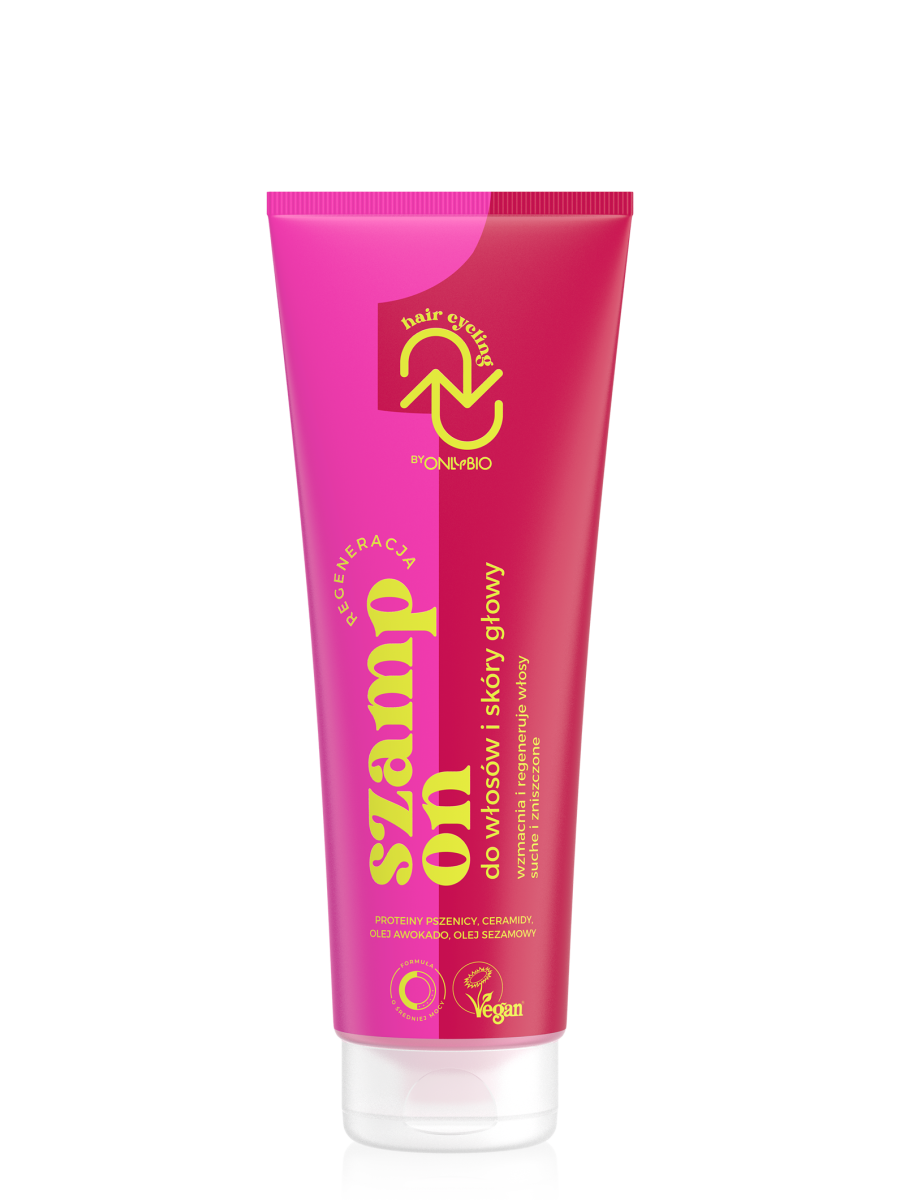 Hair Cycling by ONLYBIO Regeneracja Szampon Do Wlosów I Skóry Glowy 250ml