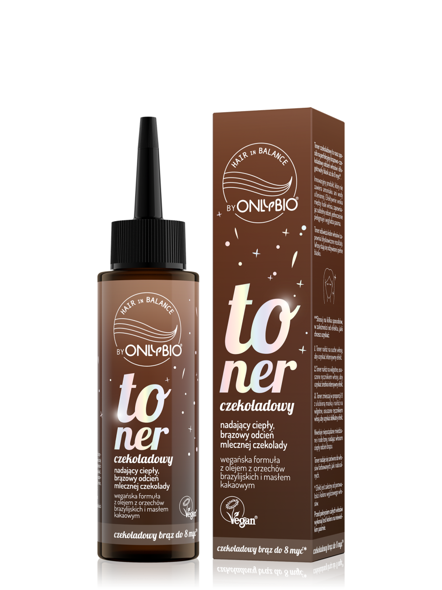 Hair In Balance By ONLYBIO Toner Czekoladowy 100ml