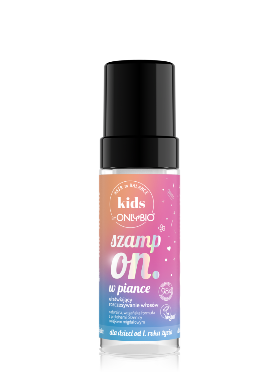 Hair in Balance KIDS by ONLYBIO Szampon W Piance U?atwiaj?cy Rozczesywanie W?osów 150ml