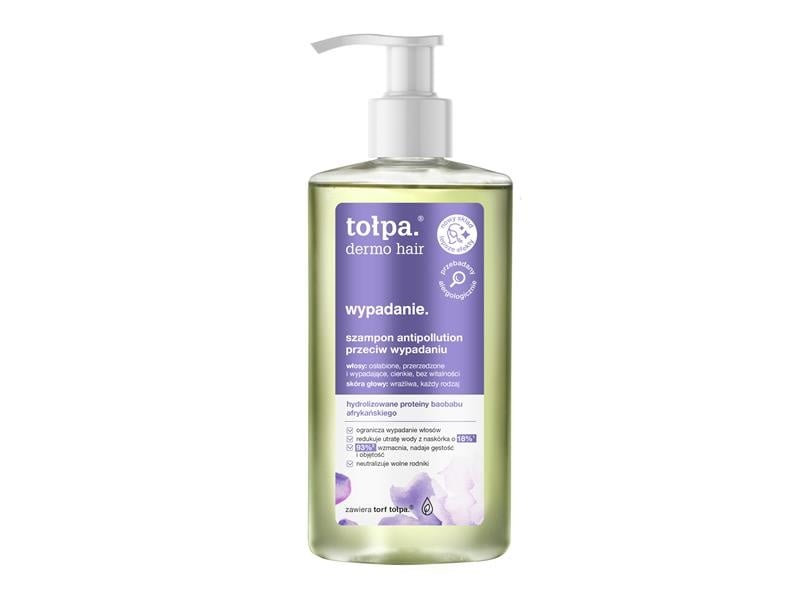 TOŁPA Dermo Hair Shampoo Antipollution Against Hair Loss 250ml