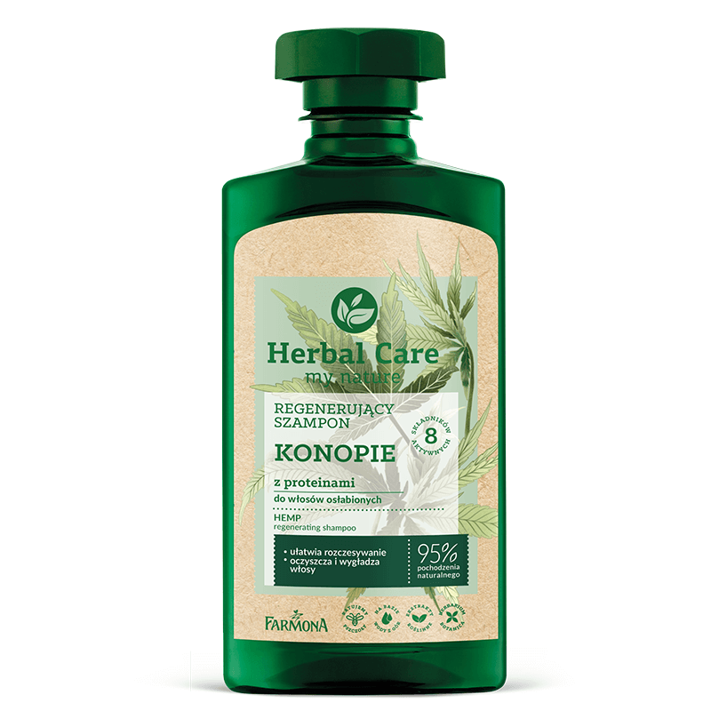 FARMONA Herbal Care Regenerating Hemp Shampoo With Proteins 330ml