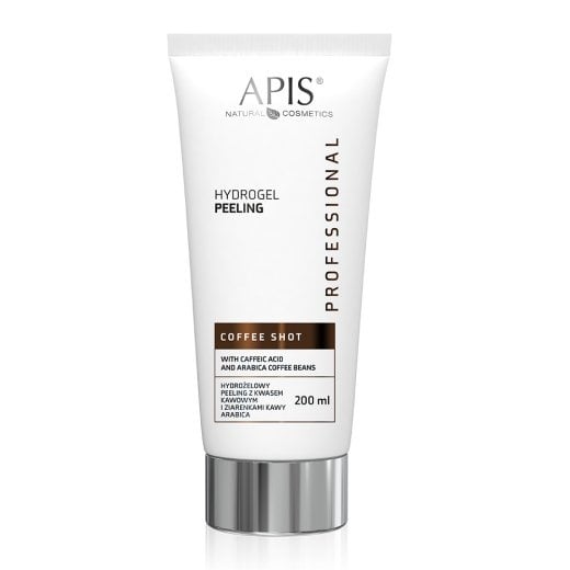APIS - Coffee Shot Hydrozelowy Peeling z Kwasem Kawowym i Ziarenkami Kawy 200 ml