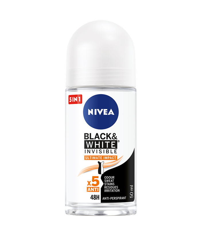 Black & White Invisible Antiperspirant Ball for Women 50ml