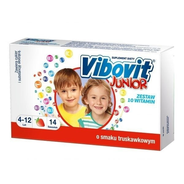 Vibovit Junior On Strawberry Flavor 14 Sachets