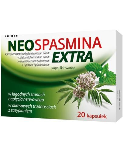 POLPHARMA Neospasmina Extra 20 Capsules