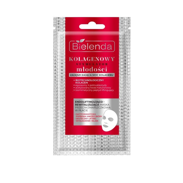 BIELENDA- KOLAGENOWY STYM.M?ODO?CI MASKA W PLACIE,1SZ