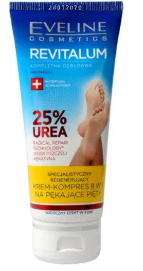 25% Urea Cream - Regenerating Compress 8in1 for cracked heels 100 ml