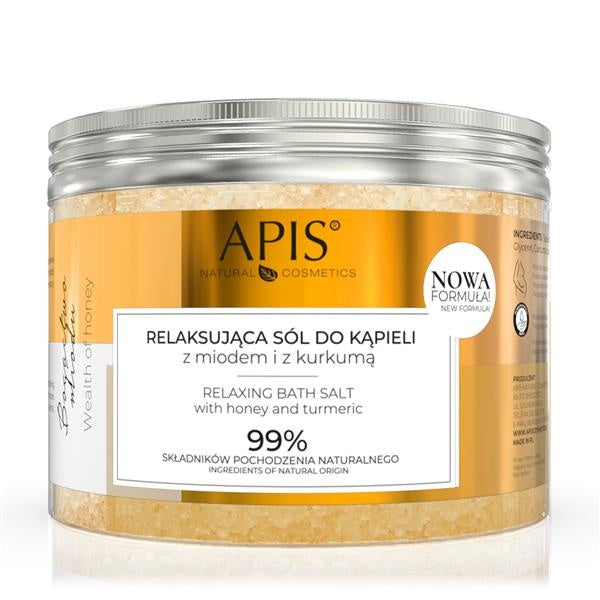 APIS Relaxing Bath Salt With Honey And Turmeric 650 g