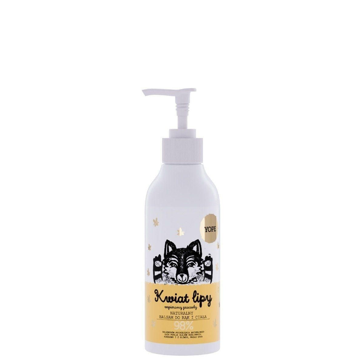 YOPE Natural Hand And Body Lotion Linden Blossom 300ml