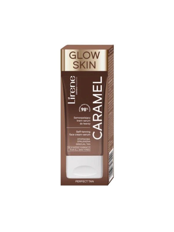 Lirene Self Tanning Face Self-tanning Face Cream- Serum Caramel 50 ml
