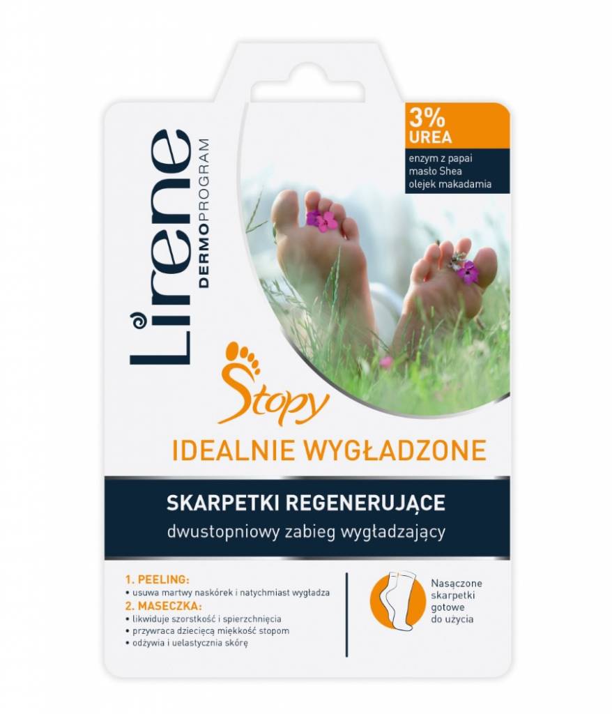 LIRENE Stopy Idealnie Wygladzone 3% Urea Skarpetki Regenerujace