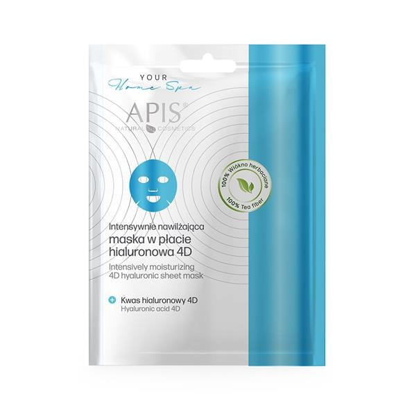 APIS Intensively Moisturizing Hyaluronic Sheet Mask 4D 20 g