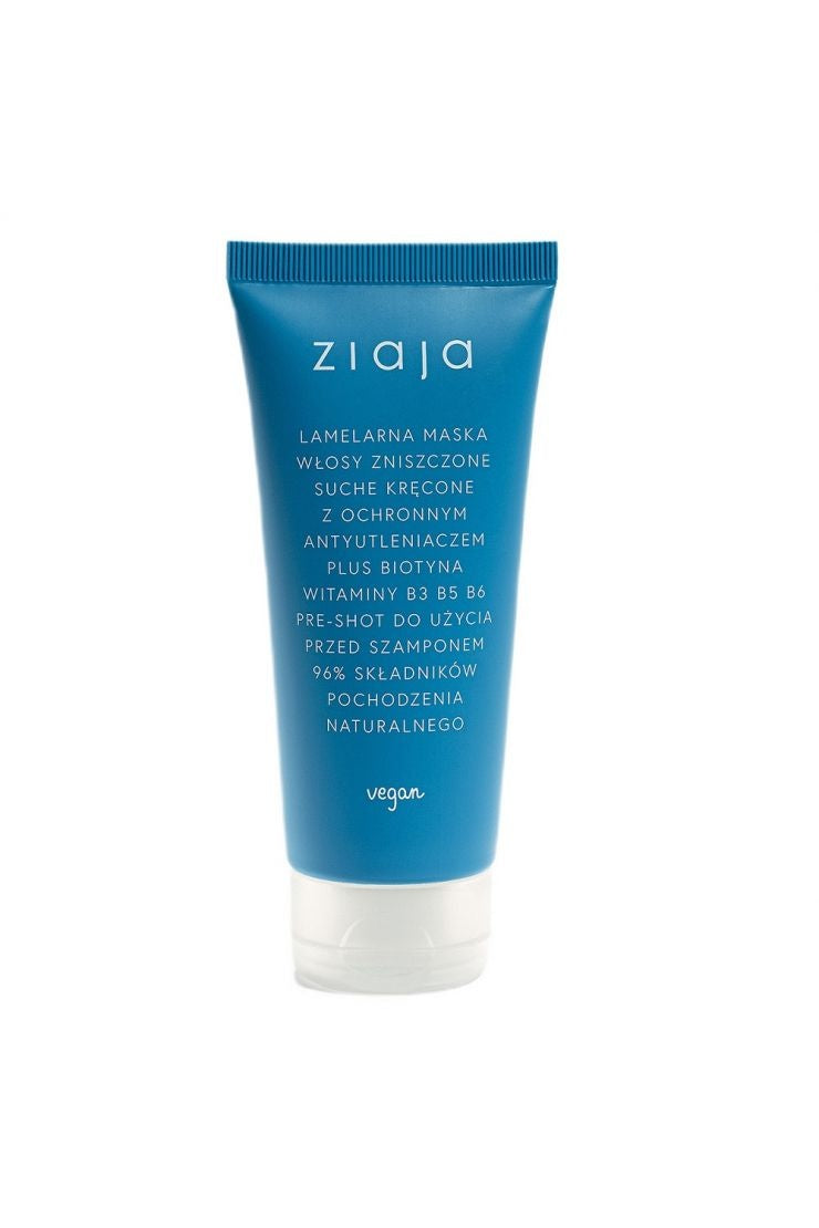 ZIAJA Lamellar Mask For Damaged Dry Curly Hair 100ml