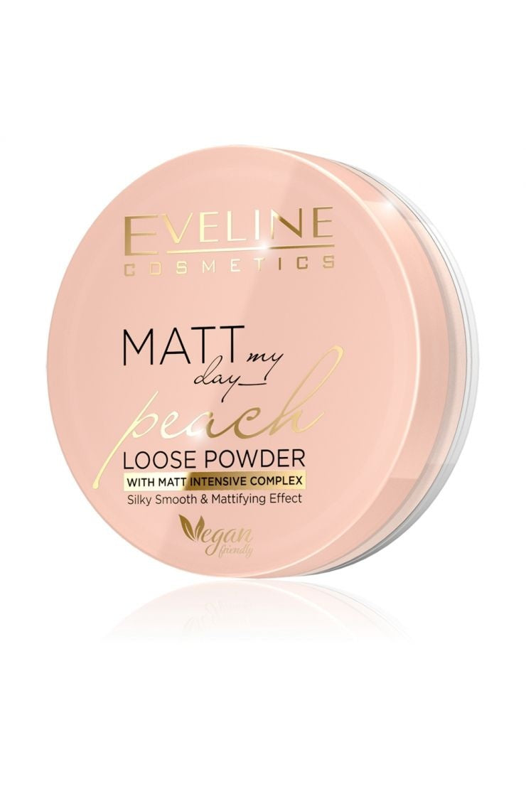 EVELINE Matt My Day Loose Powder Peach 6g