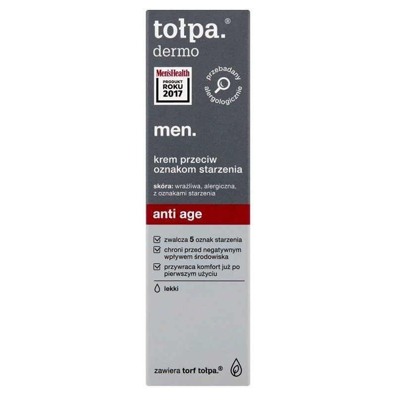 TOŁPA Dermo Men Anti Age Cream Against The Signs Of Aging 40ml