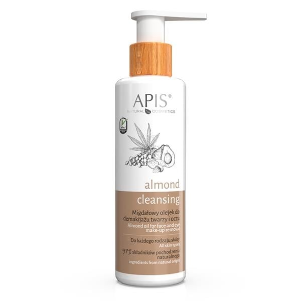 Apis Almond Cleansing Almond Oil For Face And Eye Makeup Remover 150ml