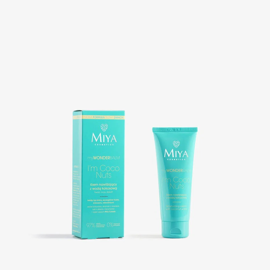 Miya Cosmetics Krem Nawilzajacy z Woda Kokosowa - 75 ml