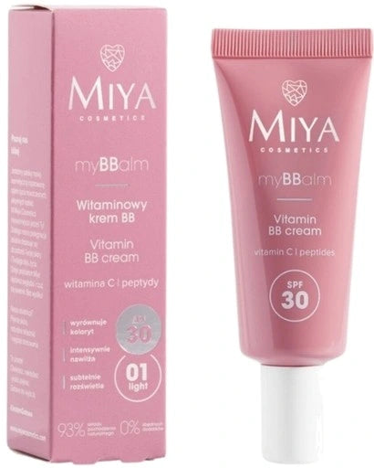 MIYA - Mybbalm BB SPF 30 Krem BB Vitaminowy 01 Light Light 30 ml