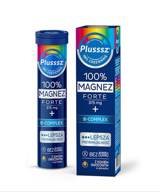 PLUSSSZ Magnesium Forte B Complex 20Tablete Effervescent