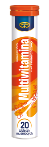 Multivitamin Orange Flavor 20 Effervescent Tablets