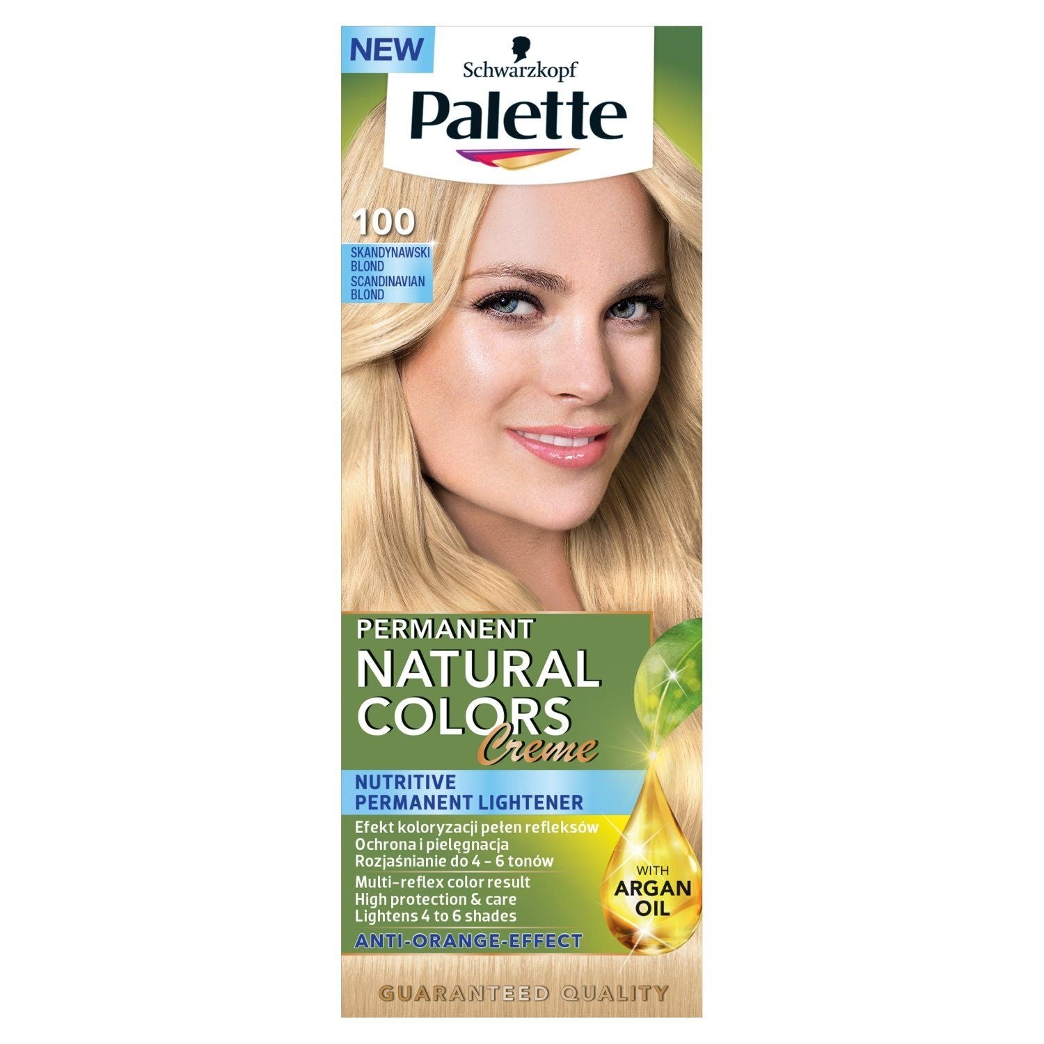 Permanent Natural Color Creme Hair Dye Scandinavian Blond L6-0
