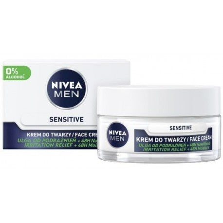 NIVEA MEN Sensitive 48H Moisturizing Face Cream 50ml