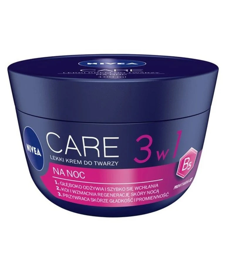 NIVEA - Care 5w1 Lightweight Night Face Cream 100 ml