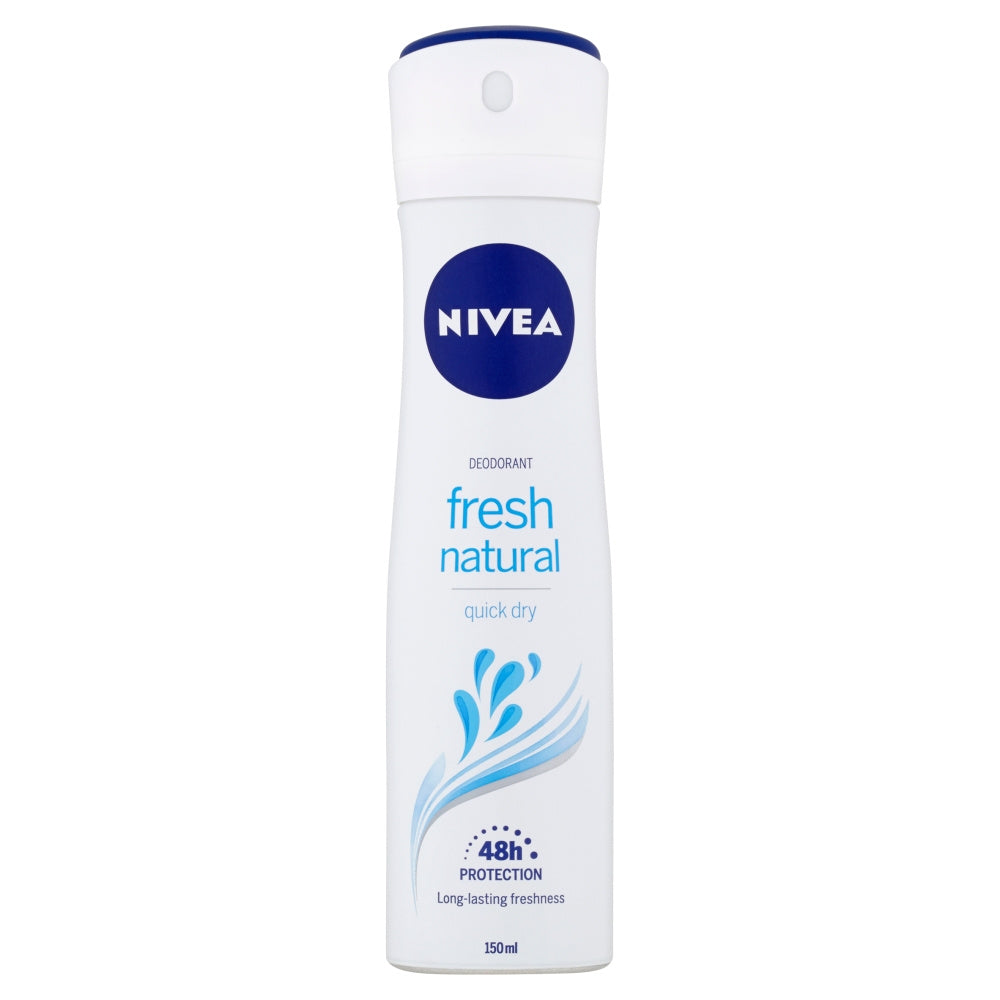Nivea Deodorant Fresh Natural 0% Aluminium Salts 48h Protection 150ml