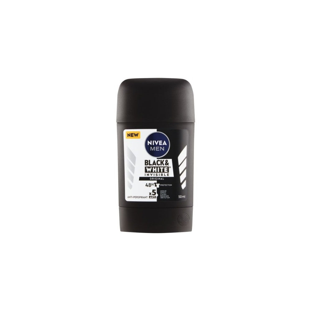 Nivea Men Black & White Invisible Original Anti-Perspirant Stick 50 ml