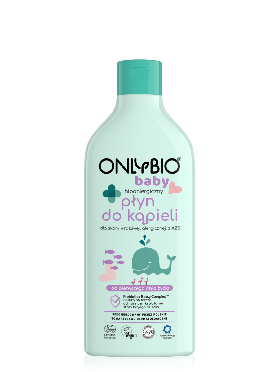 ONLYBIO Baby Hipoalergiczny Plyn Do Kapieli Od Pierwszego Dnia Zycia 500 ml