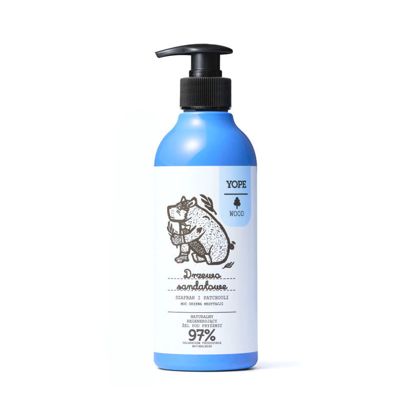 YOPE Natural Shower Gel Sandalwood 400ml