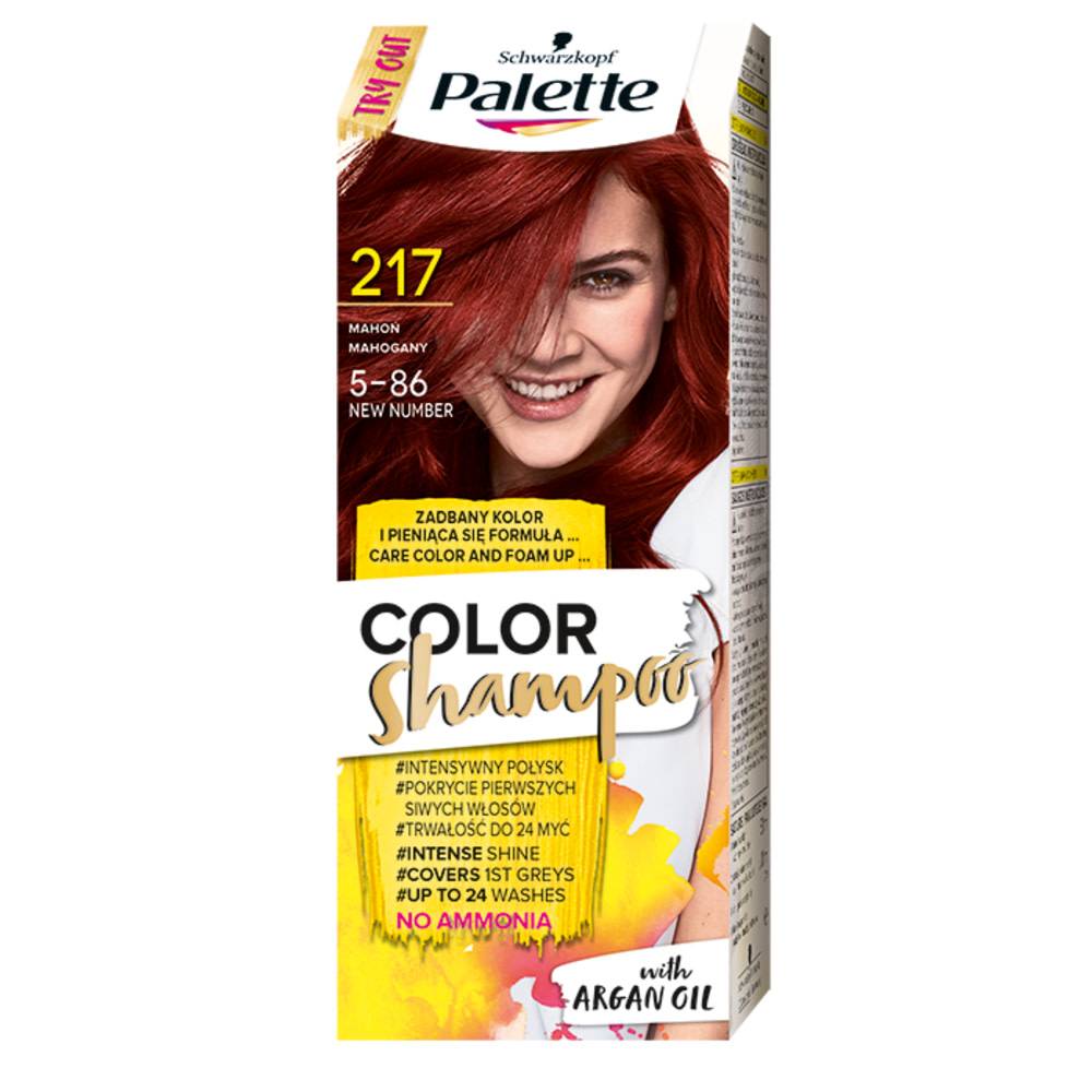 Palette Color Shampoo Coloring Shampoo No. 217 Mahogany