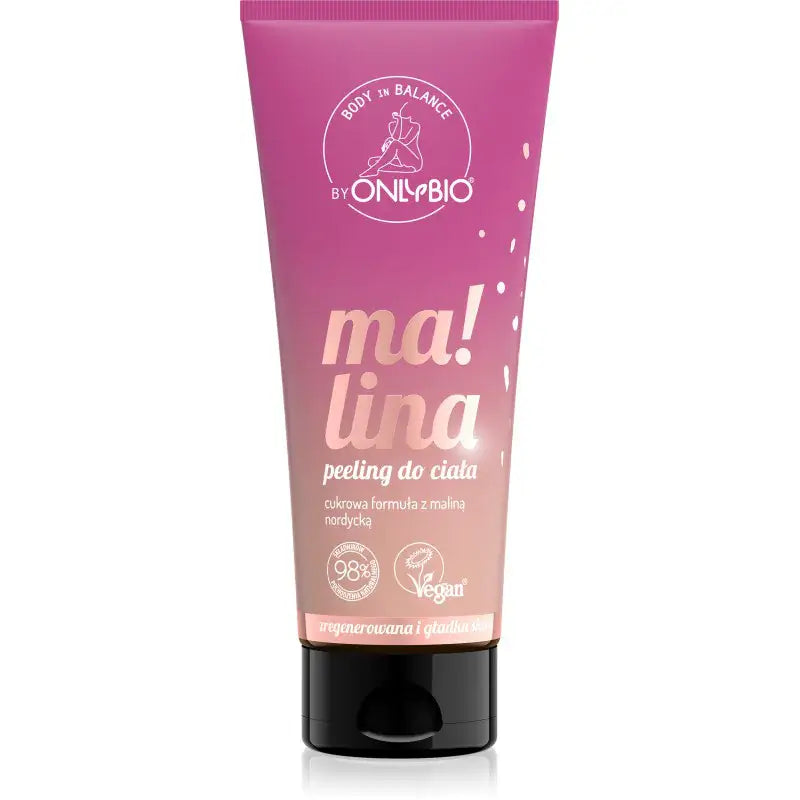 ONLYBIO Peeling do Ciala Malina 200 ml