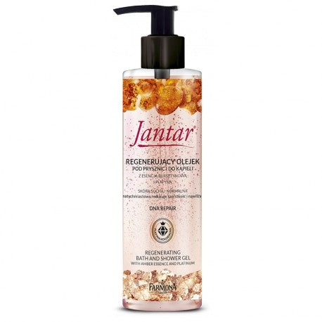 Jantar Regenerating Bath and Shower Oil With Platinum 400ml