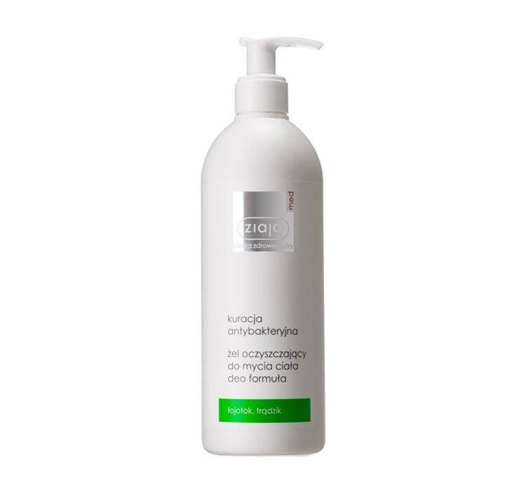 ZIAJA MED Antibacterial Treatment Body Washing Gel 400 ml