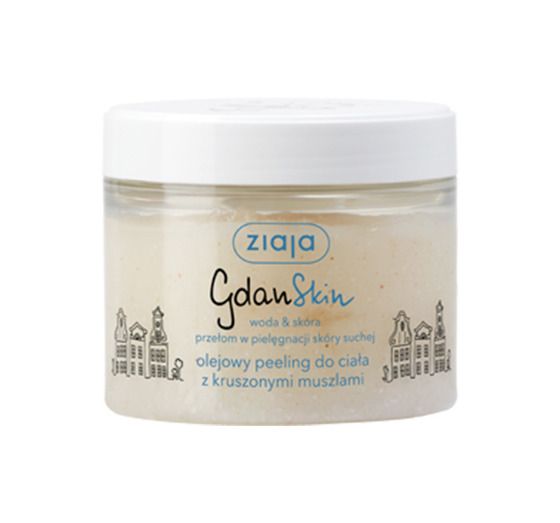 ZIAJA GdanSkin Glycerin Oil Body Scrub with Crushed Shells  300ml