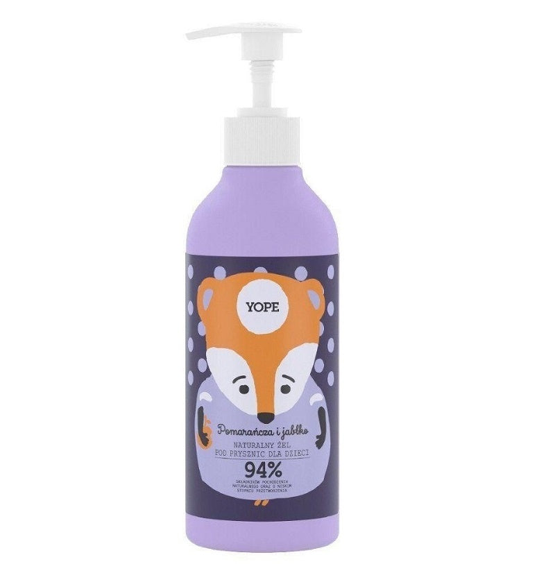 YOPE Natural Shower Gel For Children Orange And Apple 400 ml